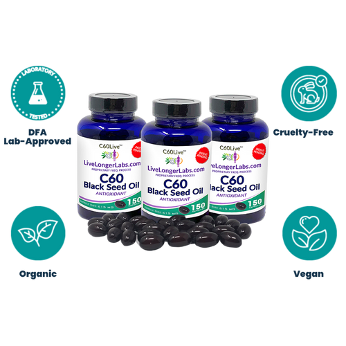 C60 Black Seed Oil 3-Bottle Bundle