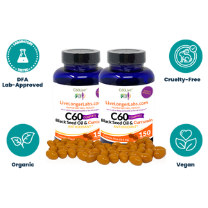 C60 Complete Black Seed Oil & Curcumin Antioxidant