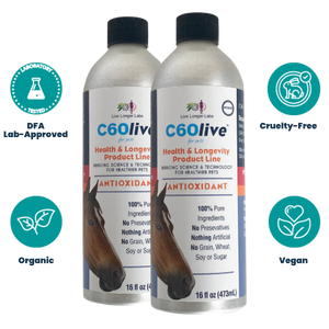 C60 Longevity for Horses 2-Bottle Bundle